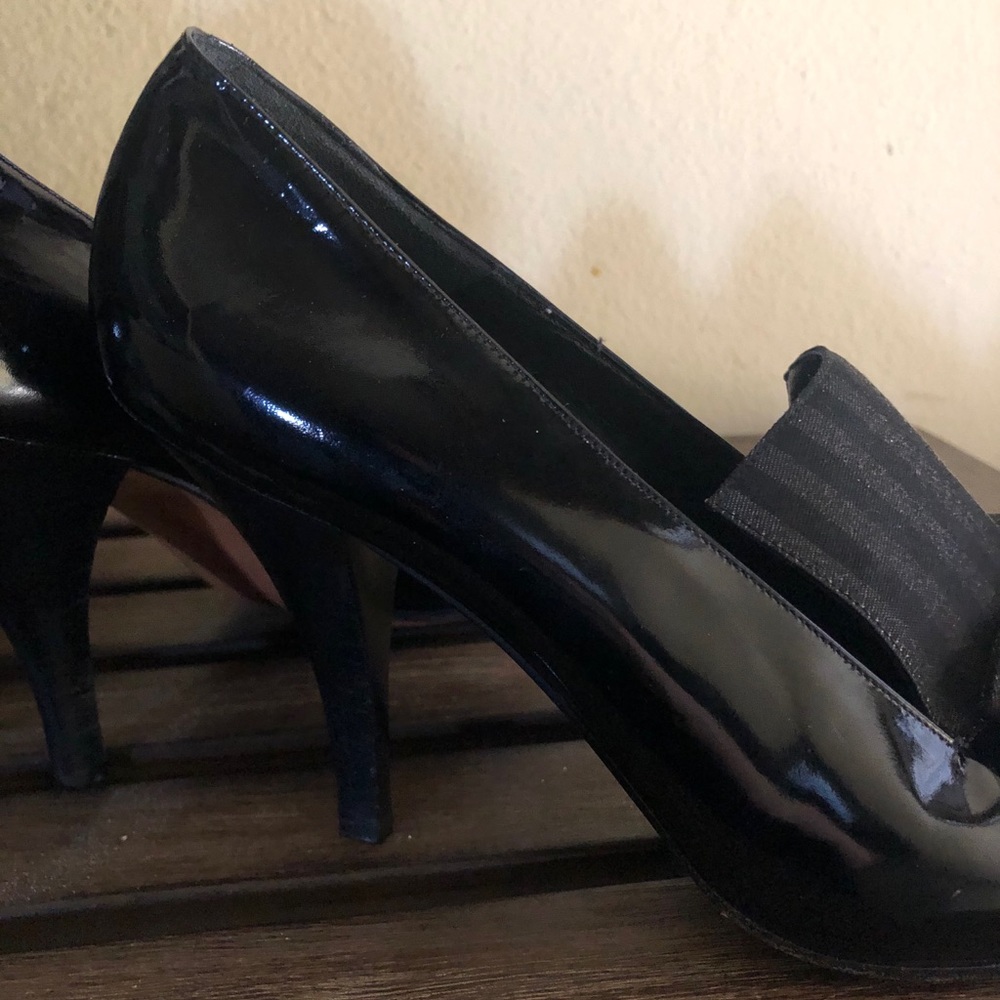 Vintage Lina Lee Patent Leather Heels Made Italy - Picture 3 of 7